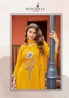Sanskriti By Wooglee Heavy Rayon Kurti With Bottom Dupatta
